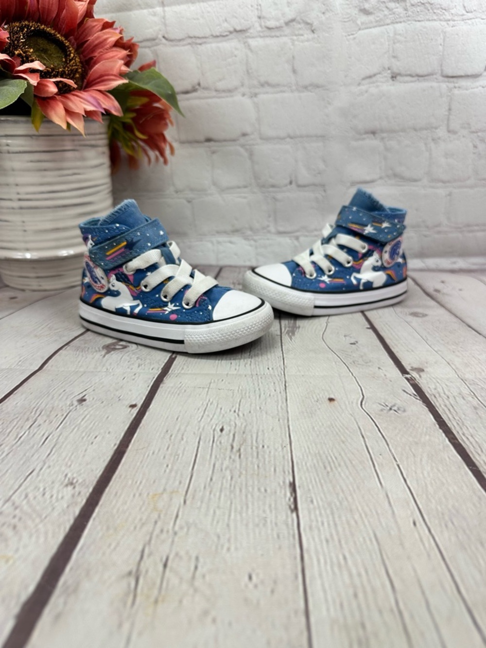 Converse chuck taylor all star infant 5 Unicorn High-Top Sneakers retro fantasy